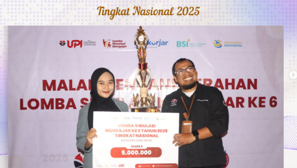 Mahasiswi PGSD UPI Cibiru Raih Juara 2 Nasional Lomba Simulasi Mengajar ke-6 Tahun 2025: Wujudkan SGDs Pendidikan Berkualita